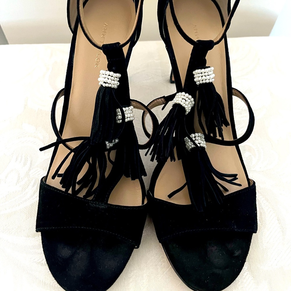AnnTaylor Adina fringe suede pump - Picture 5 of 7